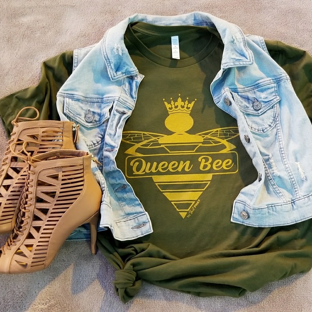Queen Bee TEE ONLY (Olive)